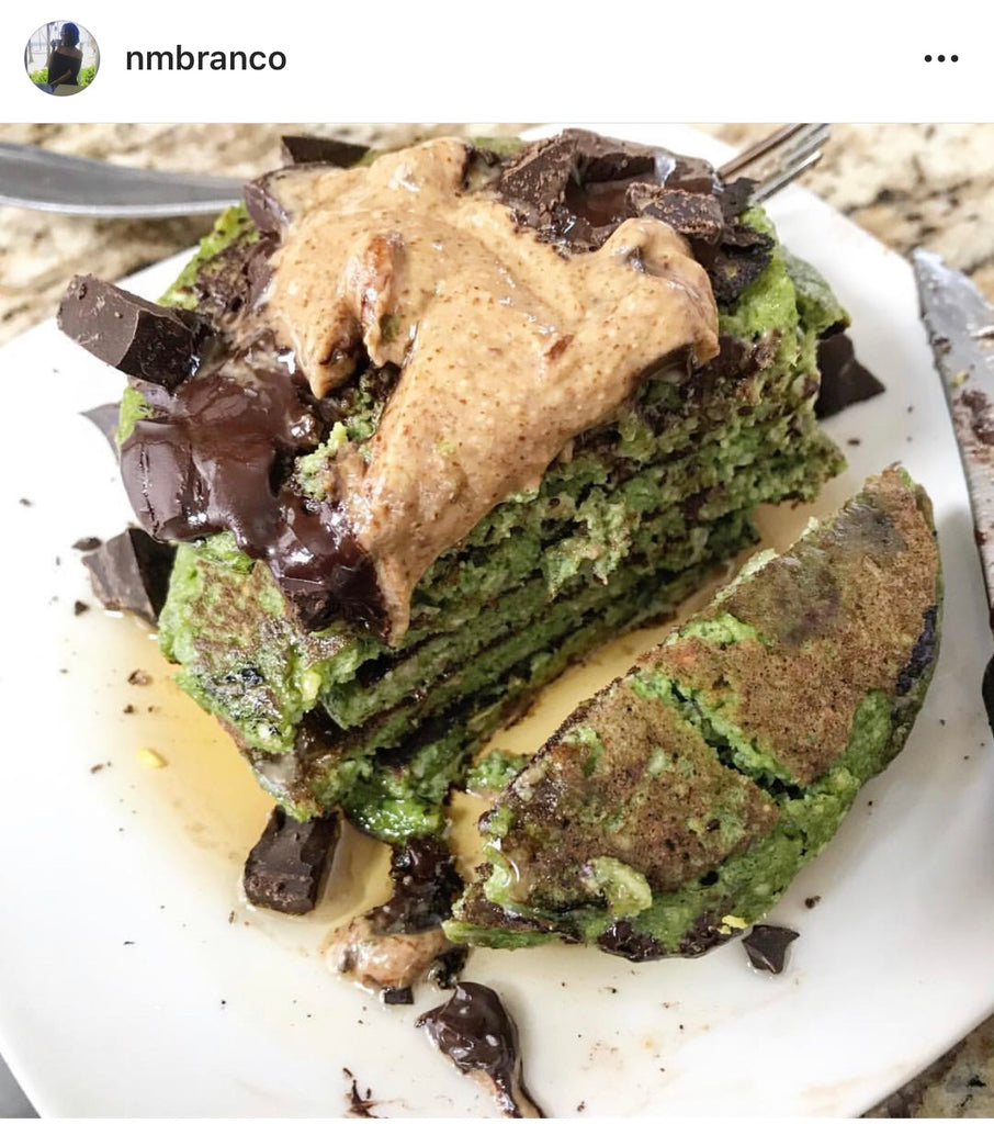 Green Pancakes Recipe. (SUPER easy!)